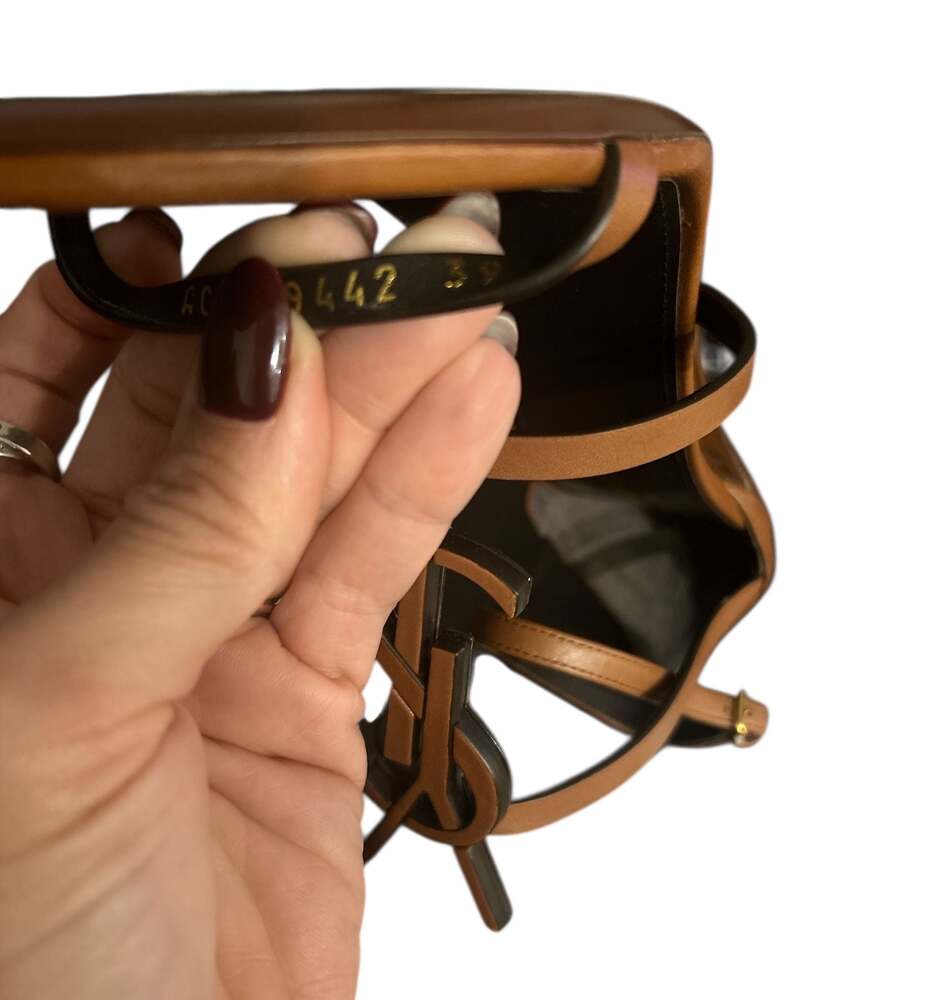 YSL Cassandra 100 sandal in new papaya NIB size 39 - Picture 6 of 14